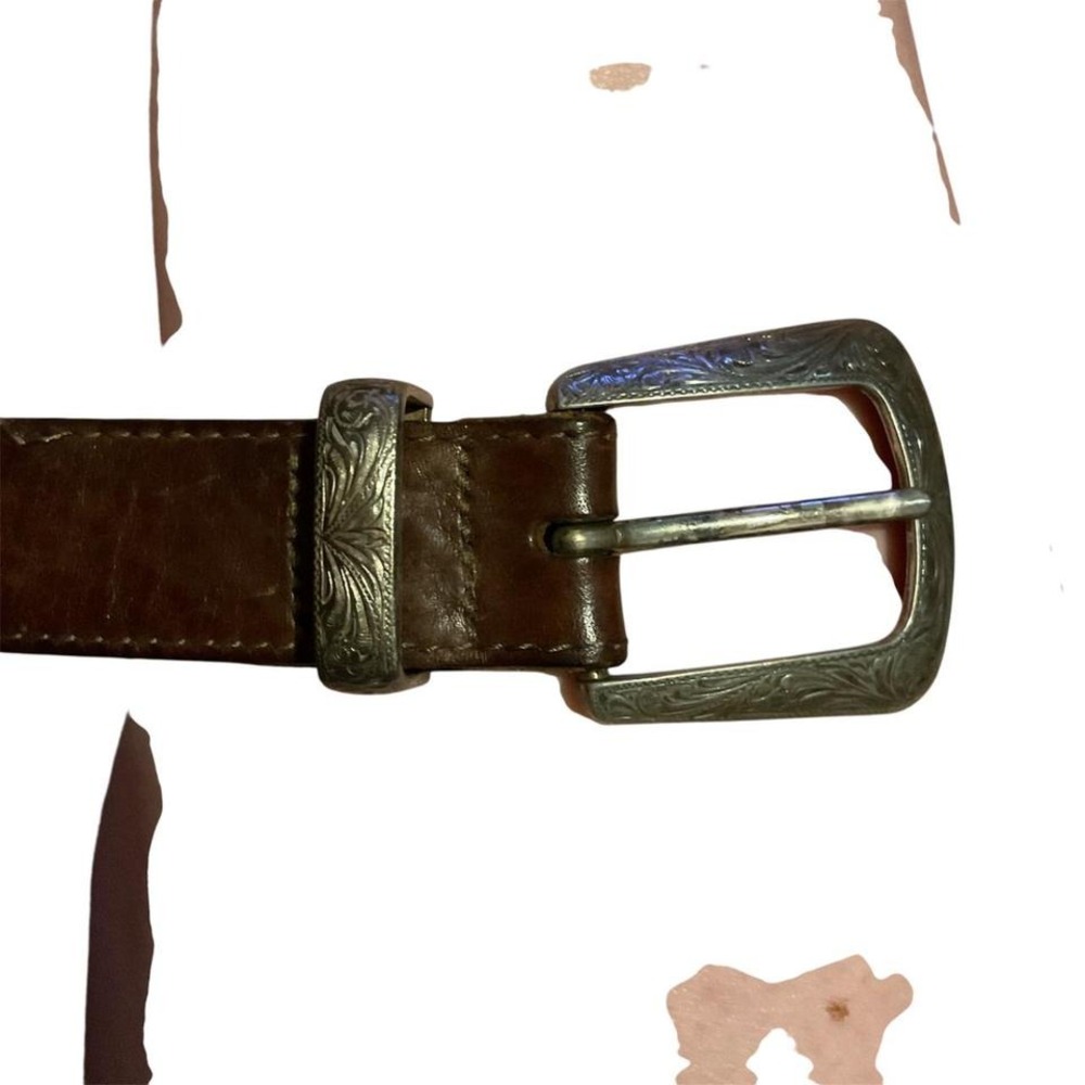 Tony llama belt weatern festival cowboy 42 flaw‎